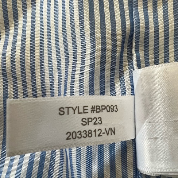 J.Crew Factory Blue Floral Block Print Quilted Jacket Size 10 - Picture 8 of 9